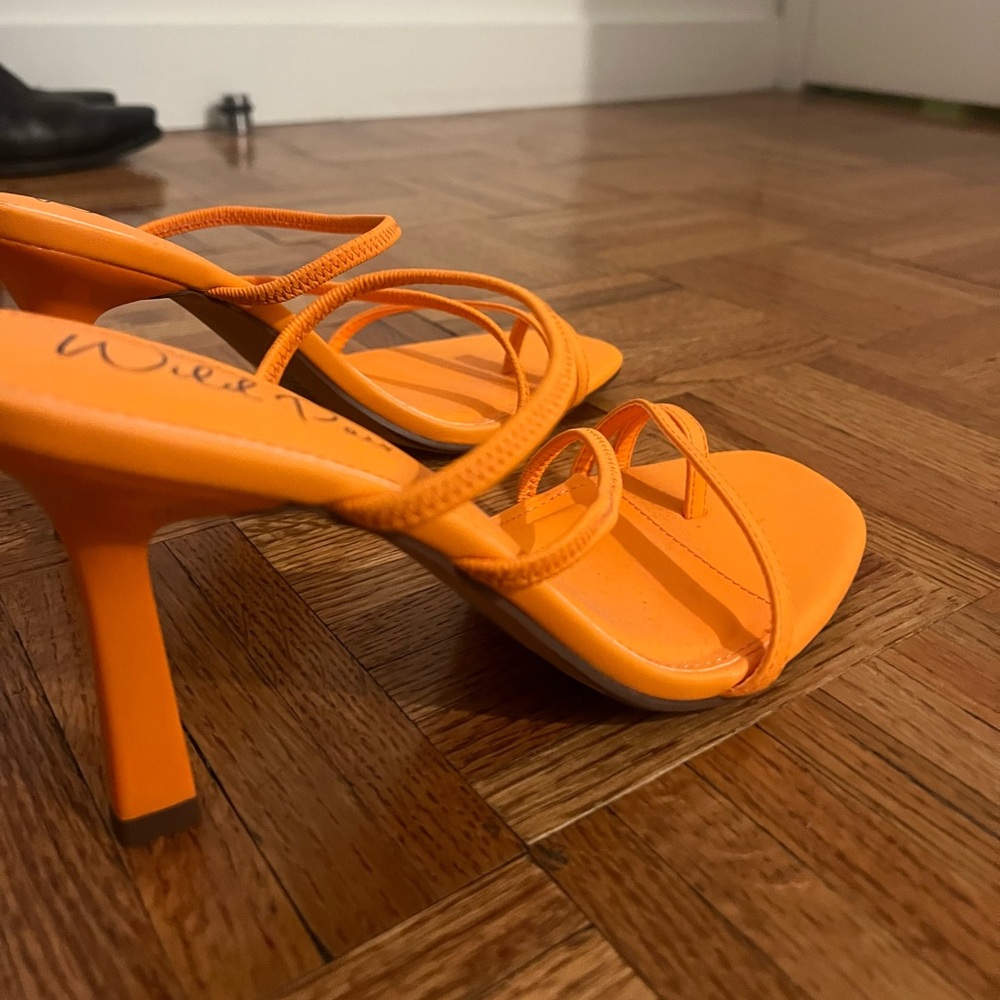 Orange Strappy Sandals NEW